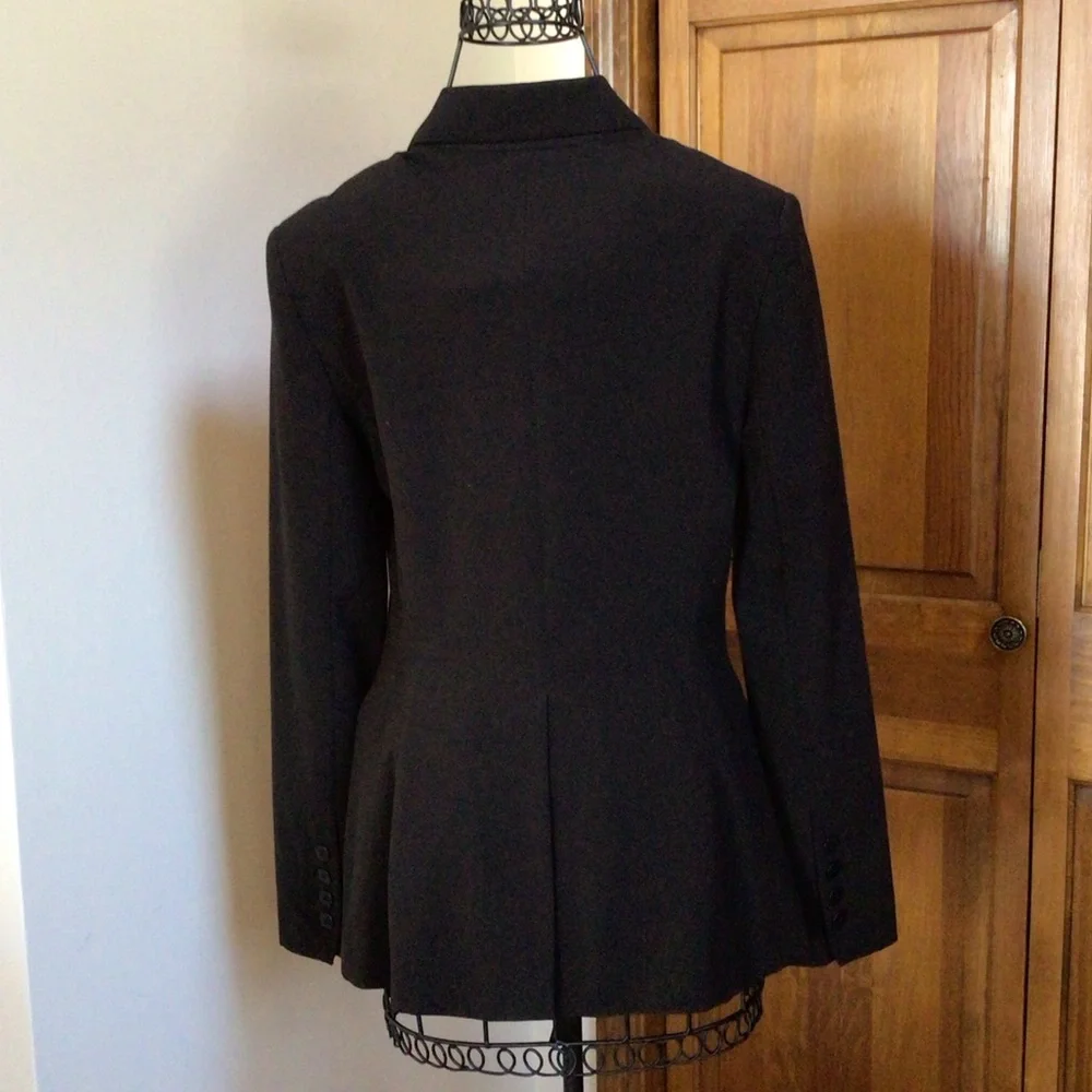 Norma Kamali Black single breasted blazer, Size 4, New - Picture 3 of 9